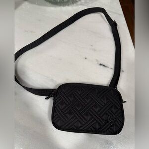 Lug Coupe 2 Black Quilted Crossbody Bag